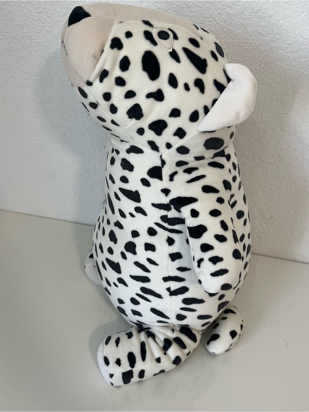 Pillowfort Charcoal Cheetah Weighted Throw Pillow - Black & White